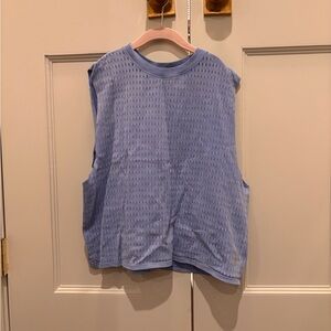 Blue FP Movement muscle tee